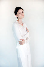 Load image into Gallery viewer, LONG SLEEVE V-NECK WITH NYLON DETAIL - CLASSICS