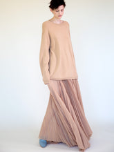 Load image into Gallery viewer, SUNBURST PLEATED SKIRT WITH SLIT