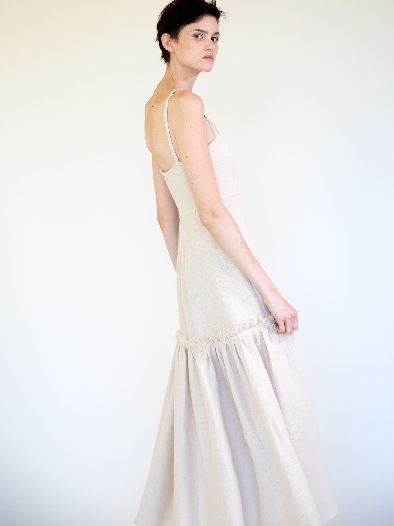 RAW DAISY LINEN DRESS - CLASSICS BY. Bonnie Young RAW DAISY LINEN DRESS - CLASSICS BY. Bonnie Young