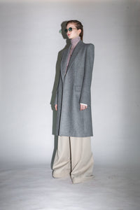 Tailored Puff Sleeve Coat