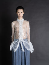 Load image into Gallery viewer, SEQUIN RUFFLE BLOUSE